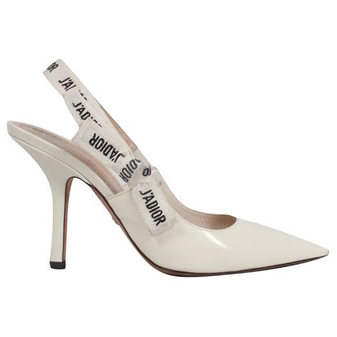 dior heel white|christian Dior heels price.